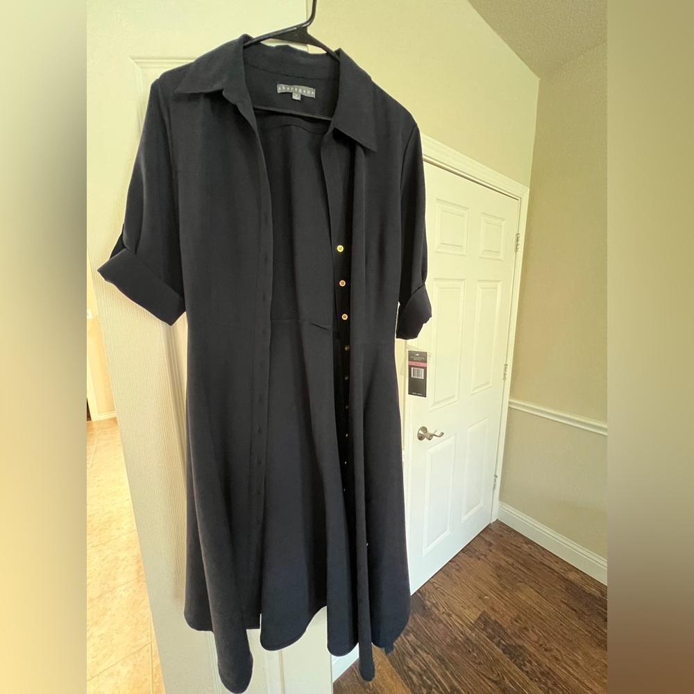 Sharagano Classic Black Dress